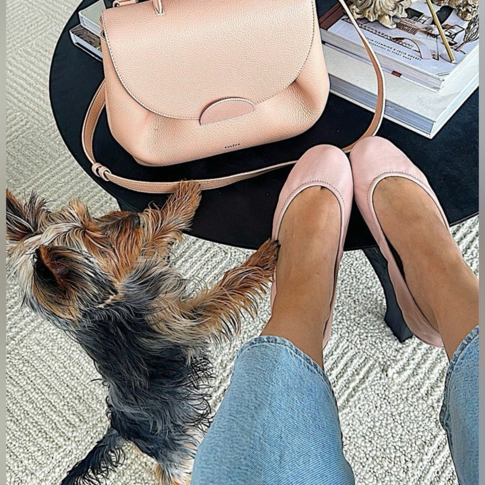 Tieks  Pink Leather Ballet Flats